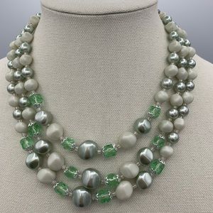 3/$30 Vintage Three Strand Necklace